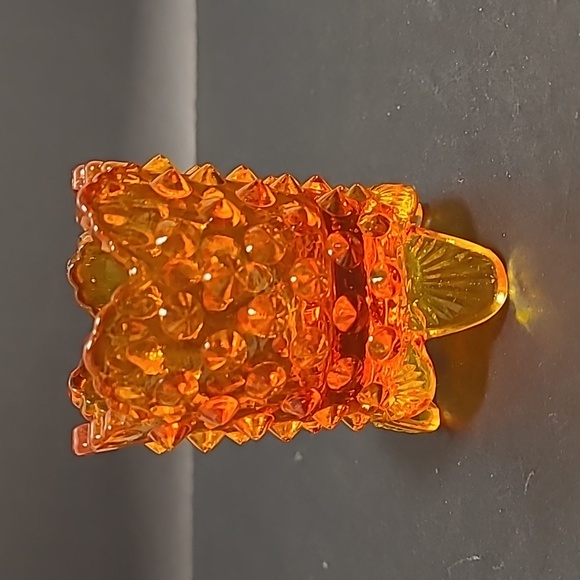 Vintage Footed Fenton Hobnail Toothpick Holder - Picture 2 of 16